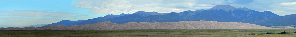 Views of the Great Sand Dunes National Park and Preserve in Colorado