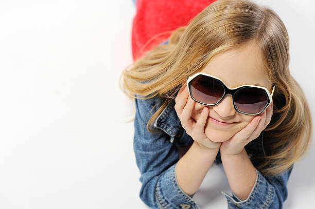 istock stylish little girl in the studio 178409851