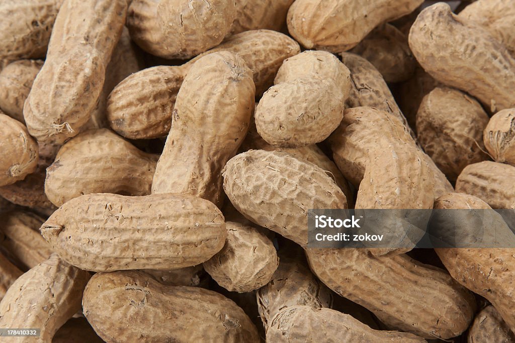 Amendoins em Concha - Foto de stock de Alergia royalty-free