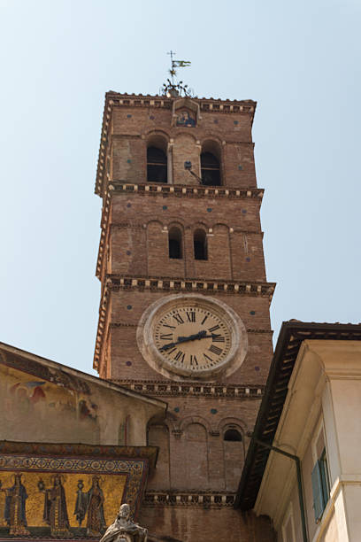 istock St. Maria in trastevere, Rome, italy 178410404