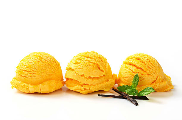 istock Scoops of yellow ice cream 178410552