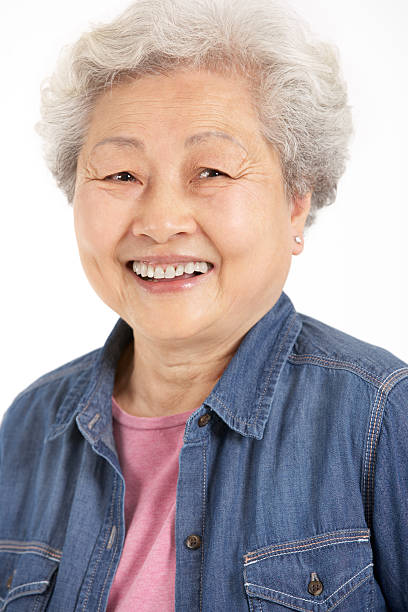 istock Studio Shot Of Chinese Senior Woman 178410921