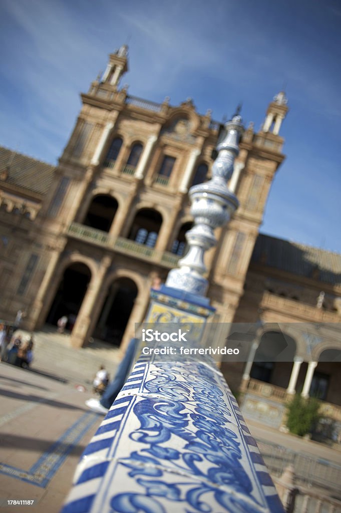 Praça de Espanha - Foto de stock de Andaluzia royalty-free
