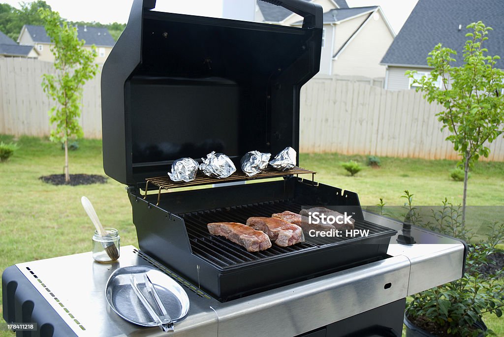 Gasgrill - Lizenzfrei Gartengrill Stock-Foto