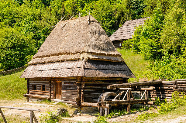 istock Typical ukrainian antique house 178412246