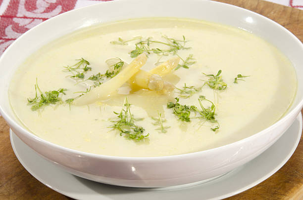 istock asparagus cream soup in a white bowl 178412581