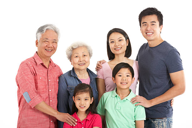 istock Studio Shot Of Multi-Generation Chinese Family 178412785