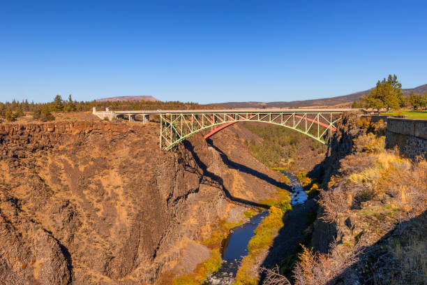 istock Crooked River pedestrian bridge at the Crooked River Gorge in eastern Oregon 1784133512