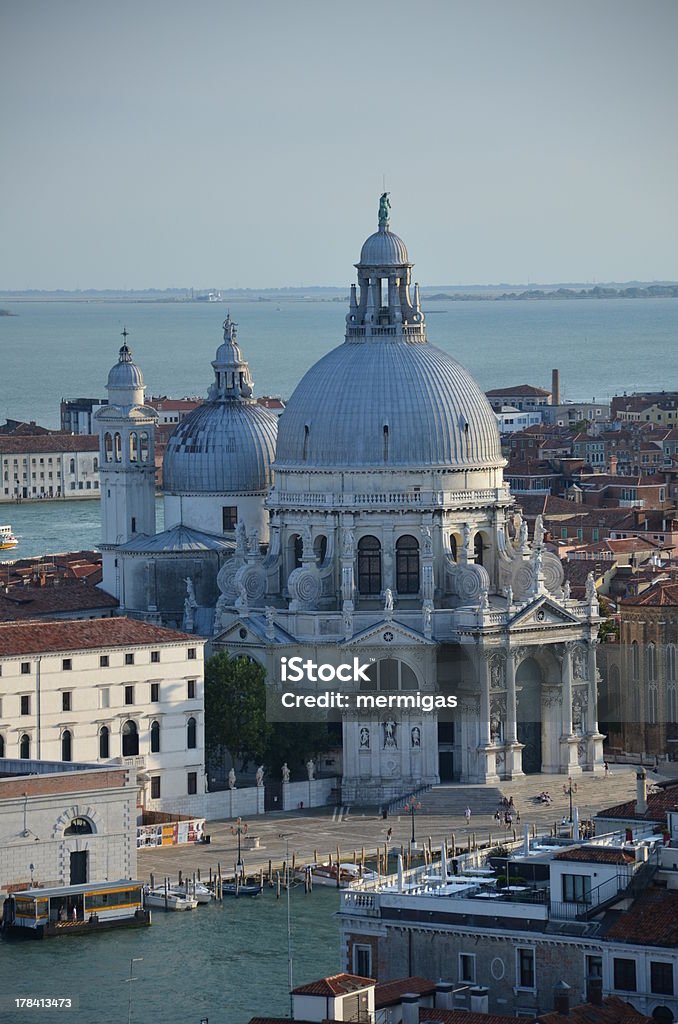 Basílica de Santa Maria della Salute em Veneza-Itália - Royalty-free Amanhecer Foto de stock