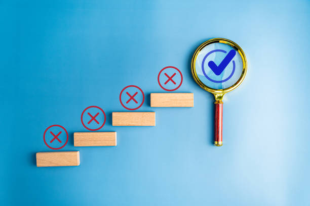 istock performance checklist, online checklist survey, Check marks on checklist or answering questions. evaluation, online survey, online exam. 1784136217