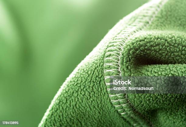 Green Soft Synthetic Fleece Stock Photo - Download Image Now - Polyester, Sheep, Wool