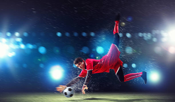 istock Goalkeeper catches the ball 178414117