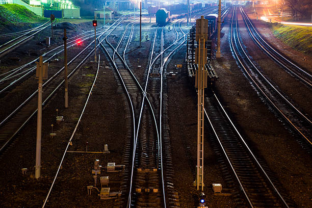 istock Freight Station with trains - Cargo transportation 178414547