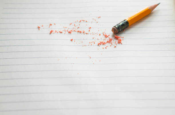 istock Blank paper and pencil with eraser. 1784148207