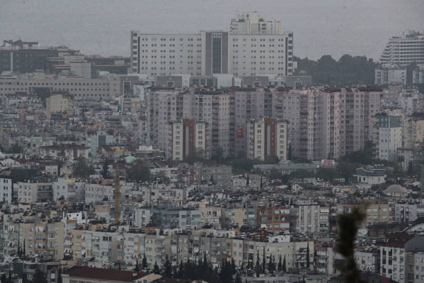 istock City ​​structure-Apartment-City ​​taken from afar 1784151454