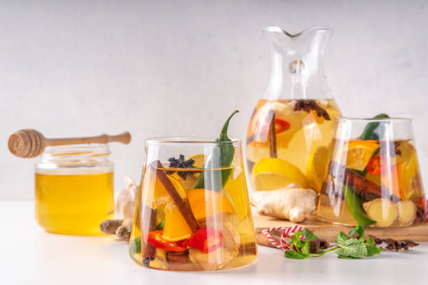 istock Fire cider, hot cold remedy drink 1784152566