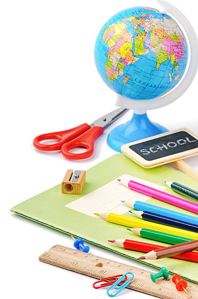 istock Colorful school supplies 178415331