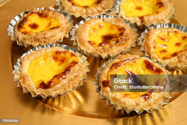 Sweet Egg Tarts Stock Photo - Download Image Now - Baked Pastry Item, Capital Cities, Caramel