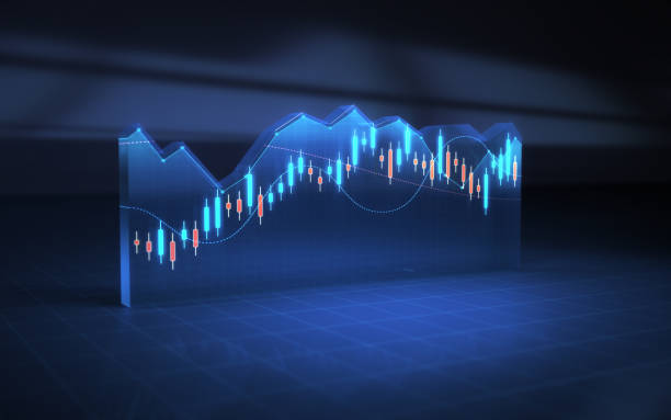 istock Business and Financial and Technical Data Chart sitting on Blue background 1784165888