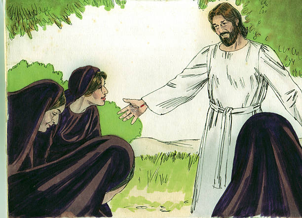 istock Jesus Appears to Women 178416612