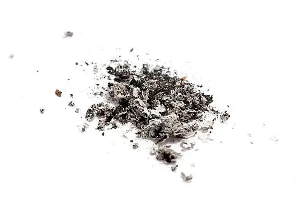 Photo of cigarette ash