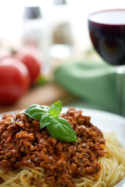 istock Delicious spaghetti bolognese 178417279