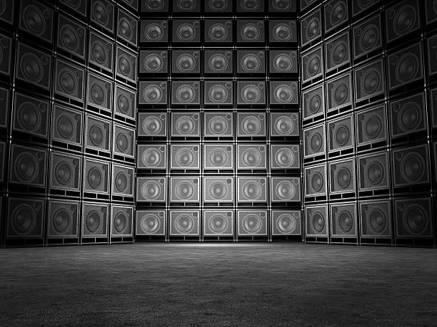 istock Wall of guitar amps 178417388