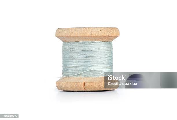 Old Thread Spool Stock Photo - Download Image Now - Close-up, Cut Out, Equipment
