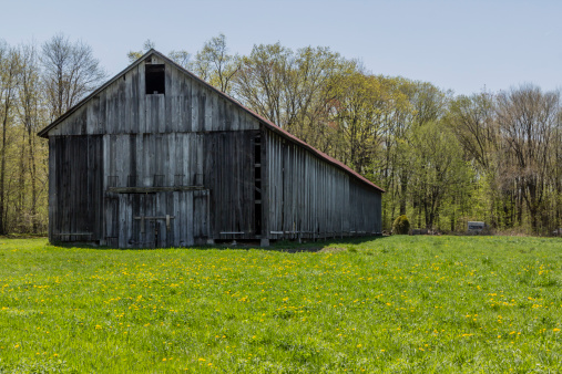 An old tobacco drying barn in Connecticut.