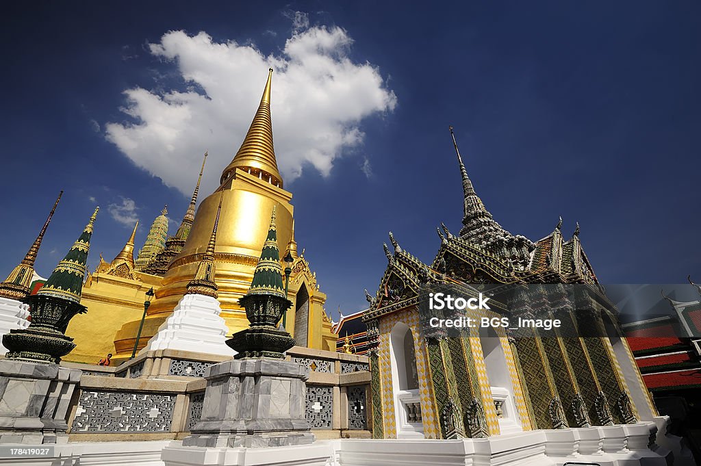 Wat Phra Kaew, Bangkok, Thailand Adulation Stock Photo