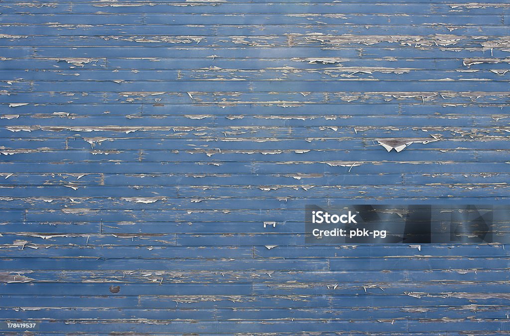 Pintura descascada parede azul - Foto de stock de Azul royalty-free