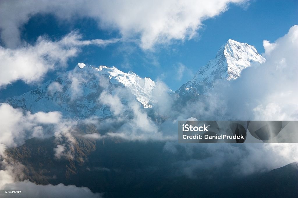 Poon Hill point de vue sur de l'Annapurna Hymal - Photo de Angle de prise de vue libre de droits