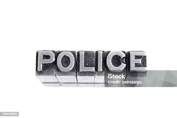 Segnale Di Polizia - Fotografie stock e altre immagini di Arresto - Arresto, Autorità, Composizione orizzontale