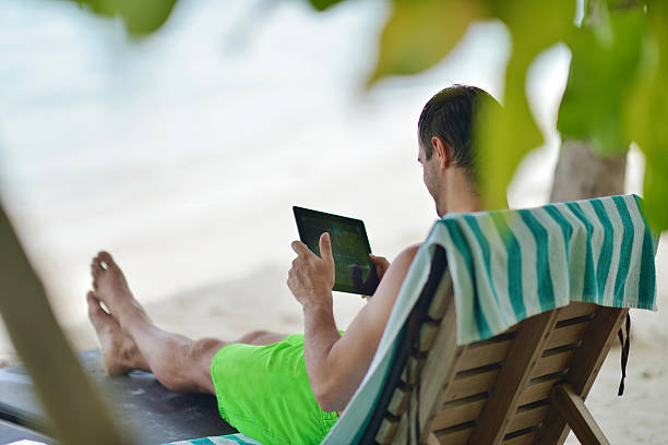 istock happy young  couple at summer vacation have fun and relax 178419953