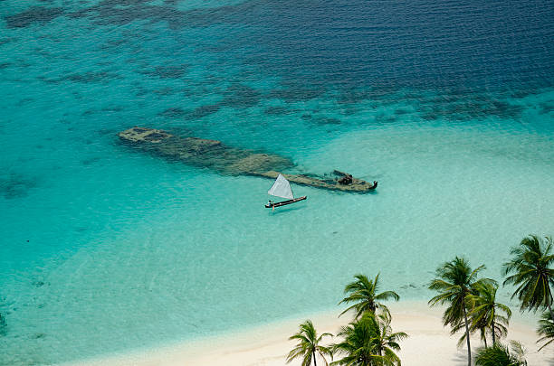 san blas archipelago - eilanden san blas stockfoto's en -beelden