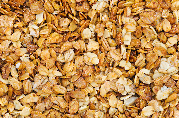 istock Muesli background. Healthy dietary food 178420888