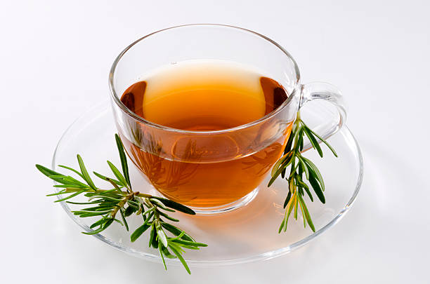 Rosemary Herbal Tea stock photo