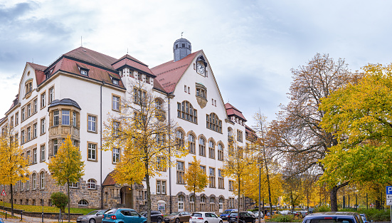 On October 29th 2023, the building of the prestigious high school Dr. Wilhelm Andre Gymnasium in Chemnitz, specialized in arts, science, sports and opportunities for blind and visually impaired students.