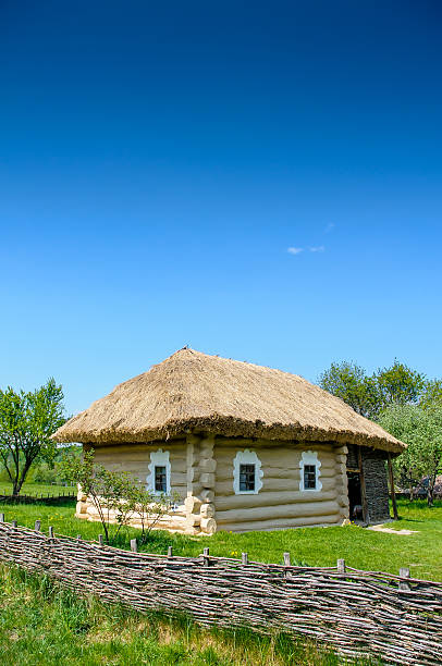 istock Typical ukrainian antique house 178421352