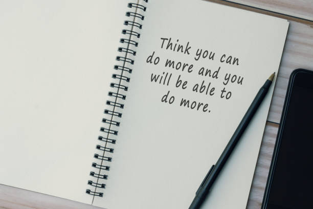 istock Motivational and inspirational quote on notepad. 1784216992