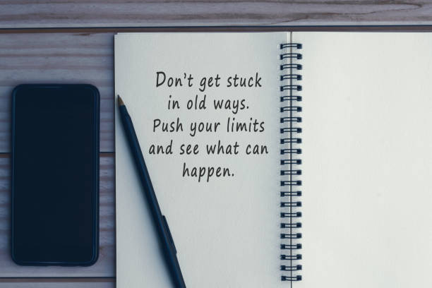 istock Motivational and inspirational quote on notepad. 1784217003