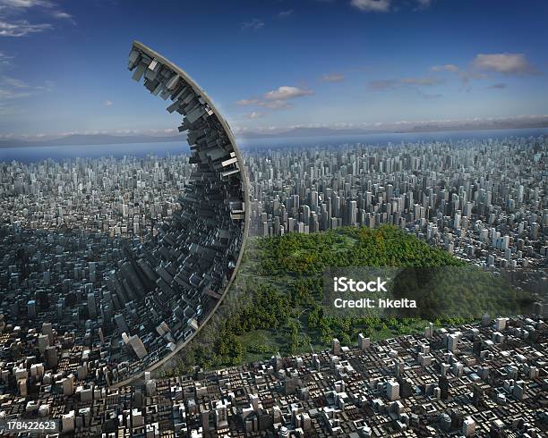 Urban Development Stock Photo - Download Image Now - City, Planning, Green Color