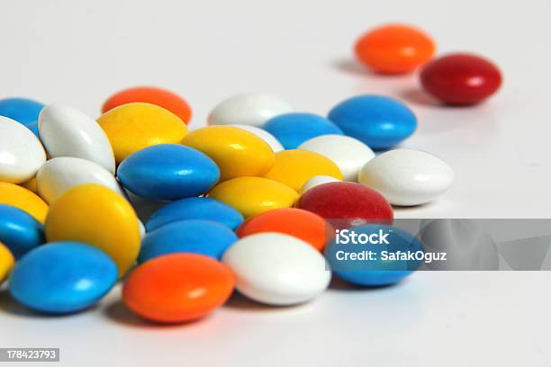 Chocolate Candy Stock Photo - Download Image Now - Abundance, Blue, Brown