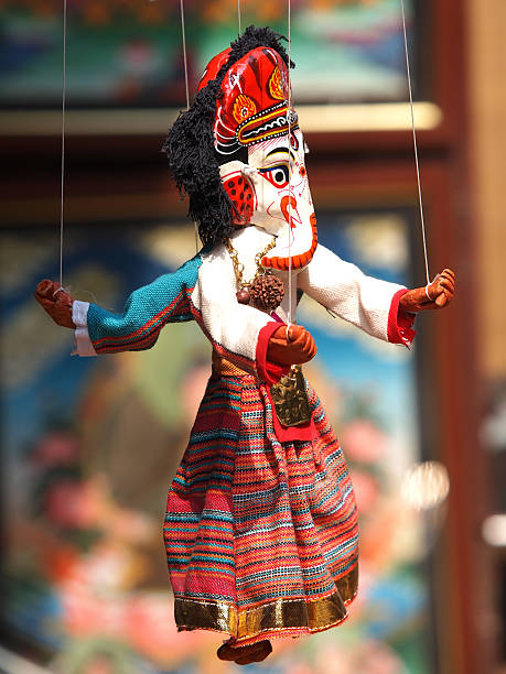 puppet puppet of god Ganesh in Nepal antique chinese dolls pictures stock pictures, royalty-free photos & images