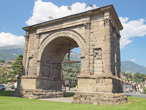 istock Arch of August Aosta 178425132