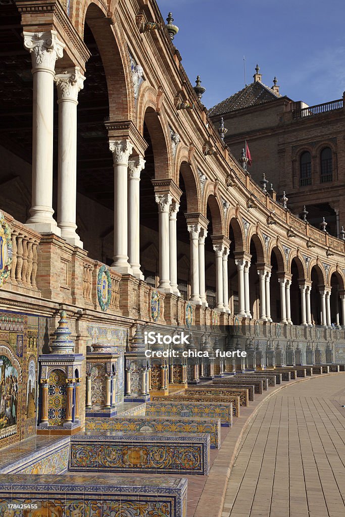 Spain square in Seville Spain square (Plaza de Espana) in Seville, Andalusia Spain Andalusia Stock Photo