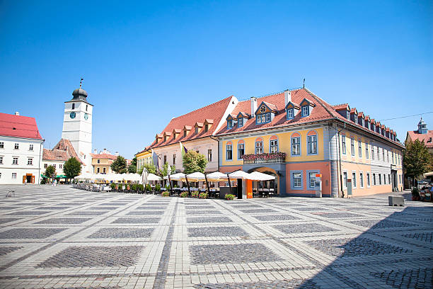 istock Beautiful main square in Sibiu, Romania 178425698