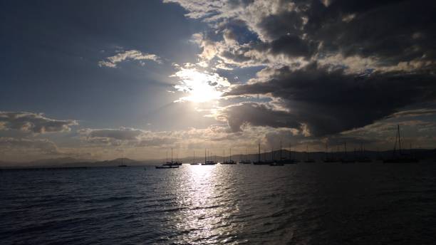 istock Sunset on the ocean horizon 1784262604