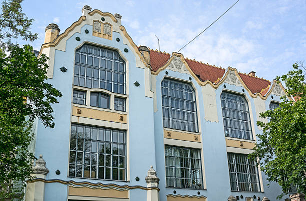 istock Art Nouveau Architecture: Apartment Building in Budapest 178426483