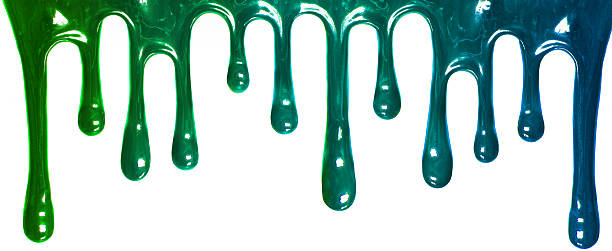 istock colorful paint streams isolated on white background. leaking 178426840
